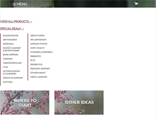 Tablet Screenshot of i-amperfectlyhealthystore.com